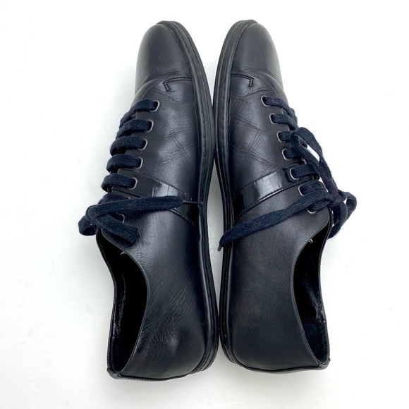SWEAR London Leather Flat Sneaker In Black Size 41 - Picture 8 of 11